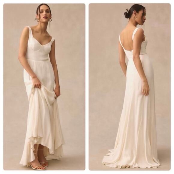 Reformation Dresses & Skirts - Reformation Lecce Maxi Dress in Ivory size 2 wedding UB